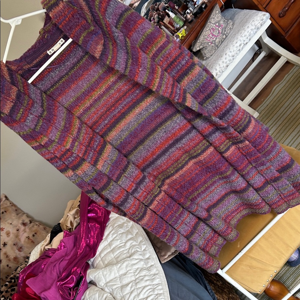 Ruff Hewn Vibrant Striped Women's Cardigan